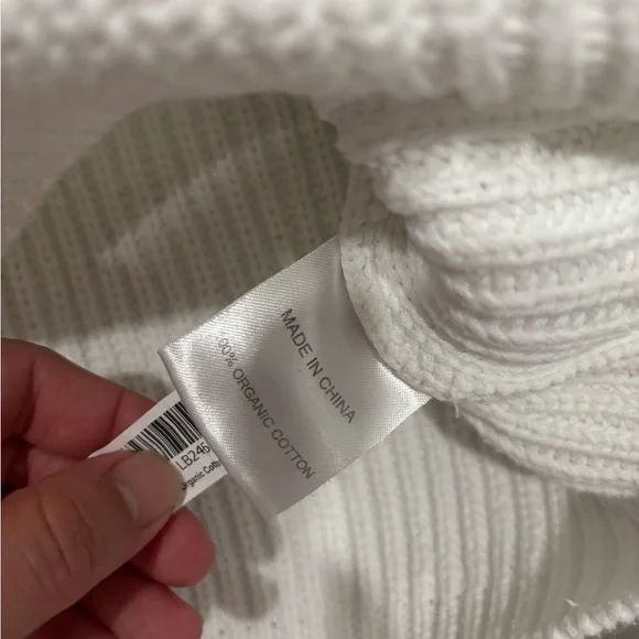 Quince 100% Organic Cotton Fisherman Crew Sweater Size XS - Picture 7 of 10